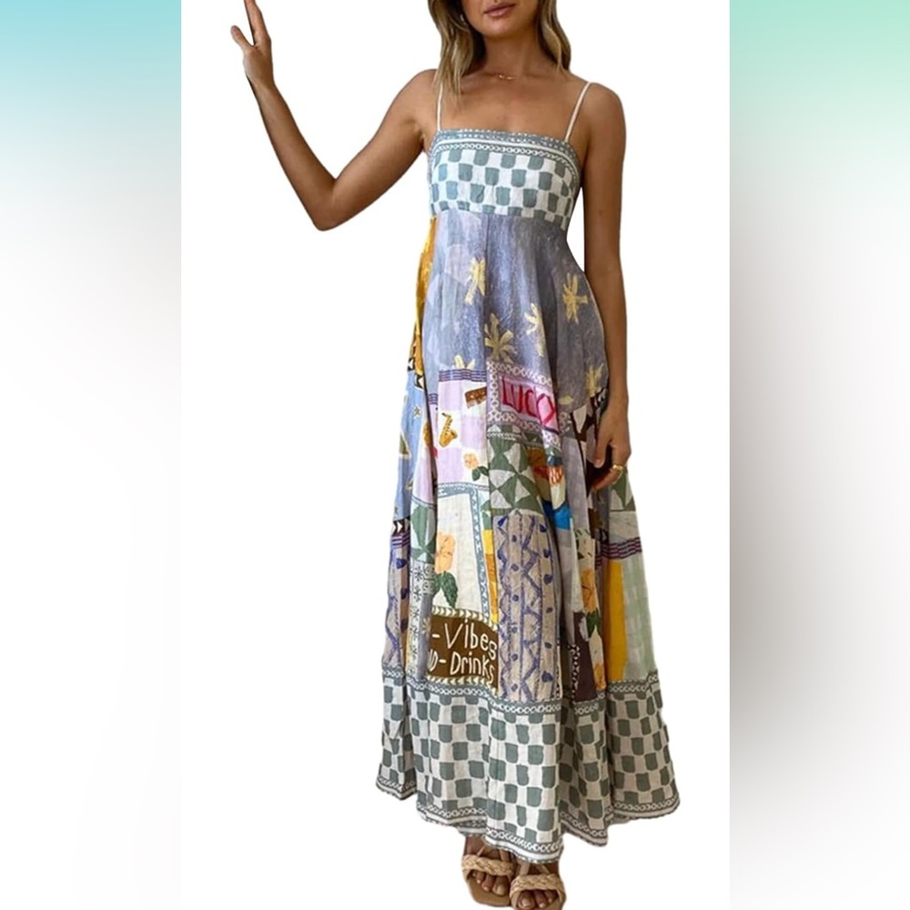 Maxi Patterned Dress